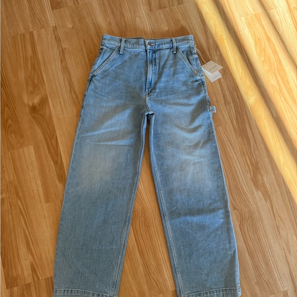 Awesome NWT Mother Denim The Stud Finder Flood Jeans in Ivy League Cowboy -Sz 29 - Picture 1 of 14